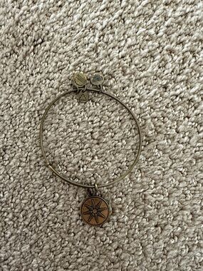 Alex and Ani Compass Charm Bangle